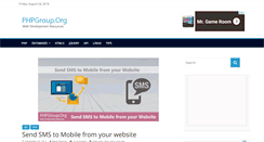 Desktop Screenshot of phpgroup.org